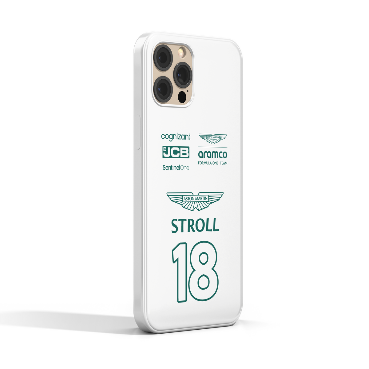 Case Aston Martin Branca 2024 Lance Stroll