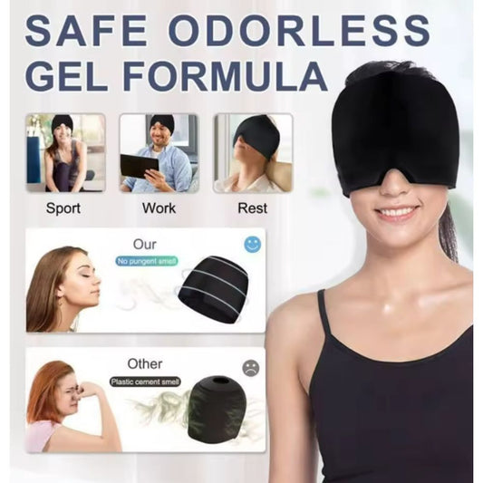 Chłodząca maska na migrenę