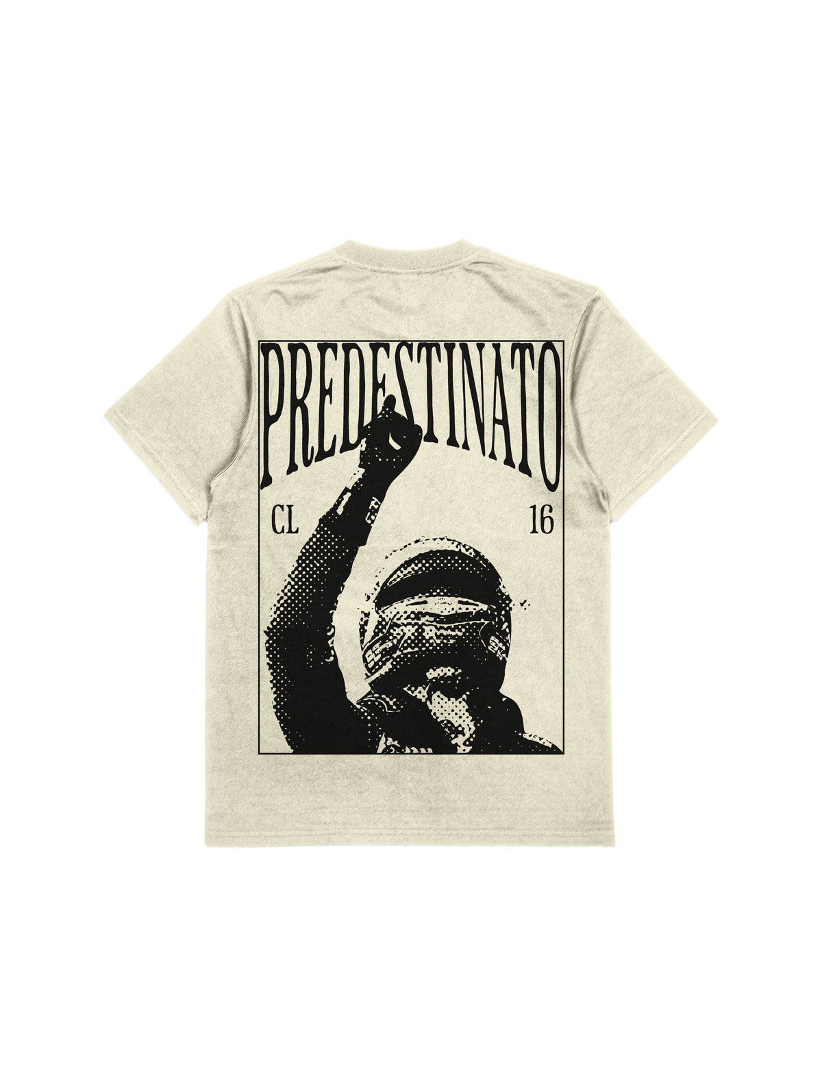 Camiseta Oversized Leclerc Predestinato Off White Card