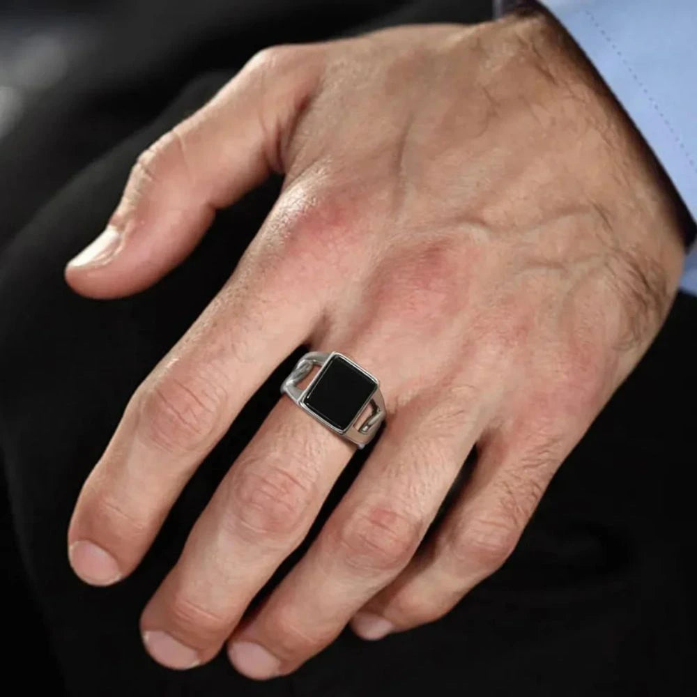 Bague chaîne italienne pour homme