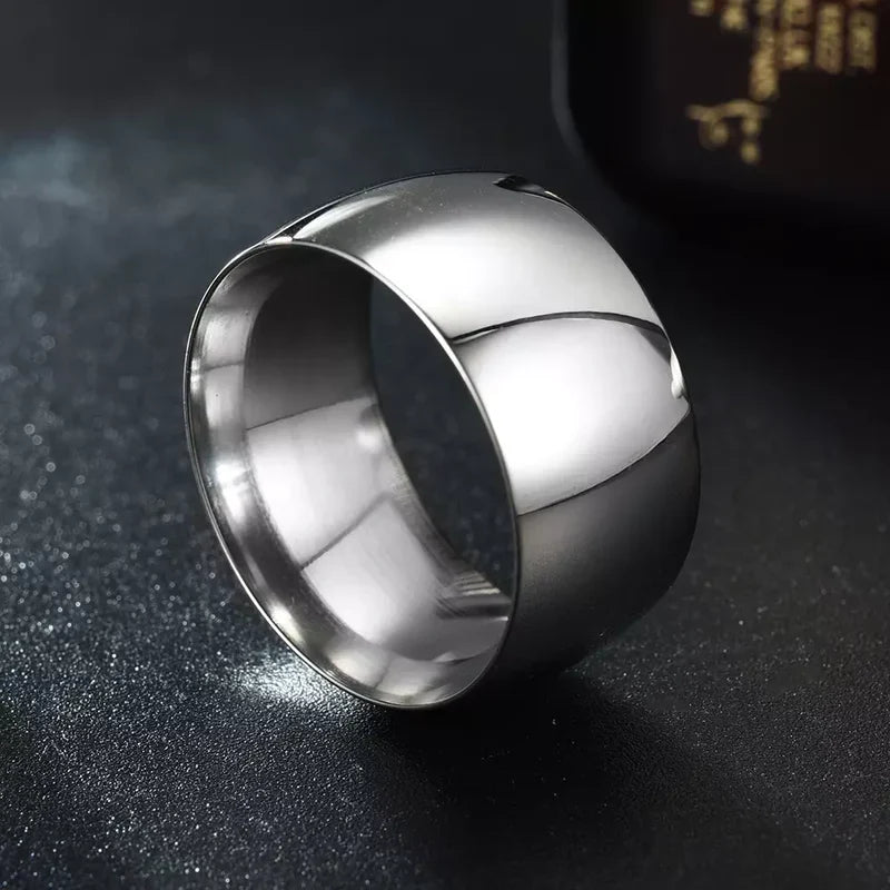 Men's Smooth Stainless Steel Ring
