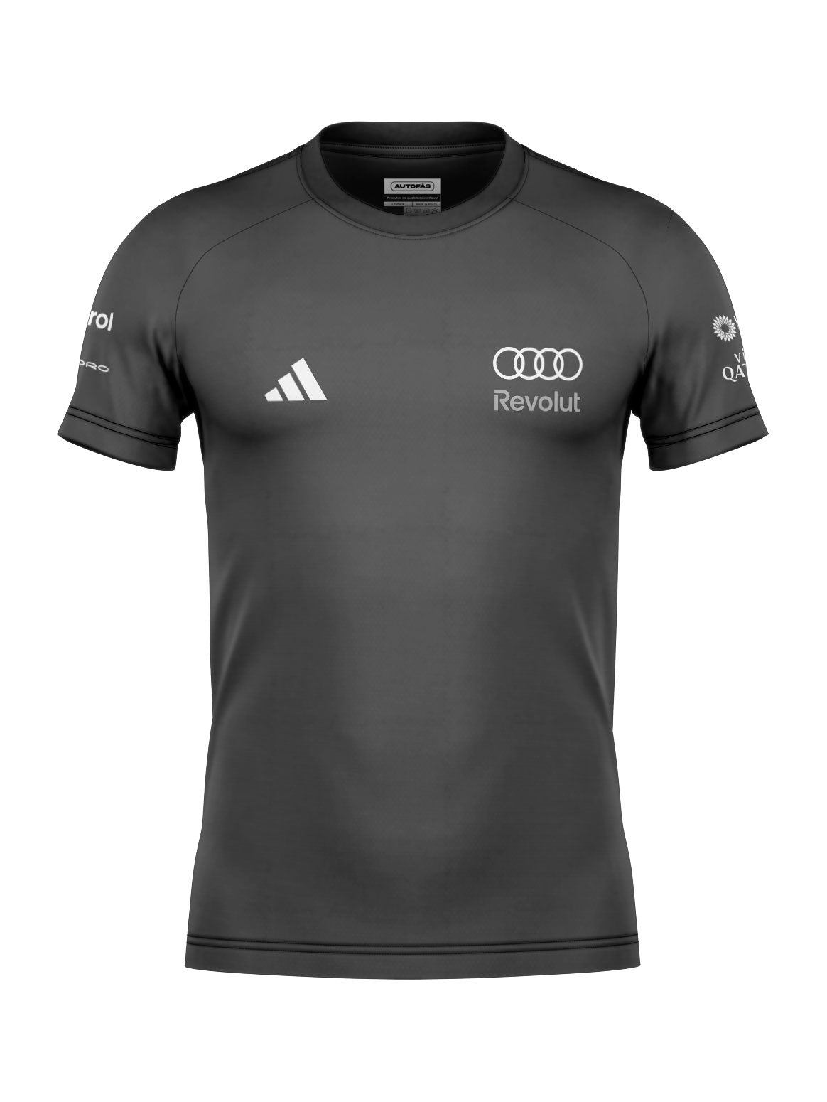 Camiseta Audi Bortoleto 2026 Algodão Cinza