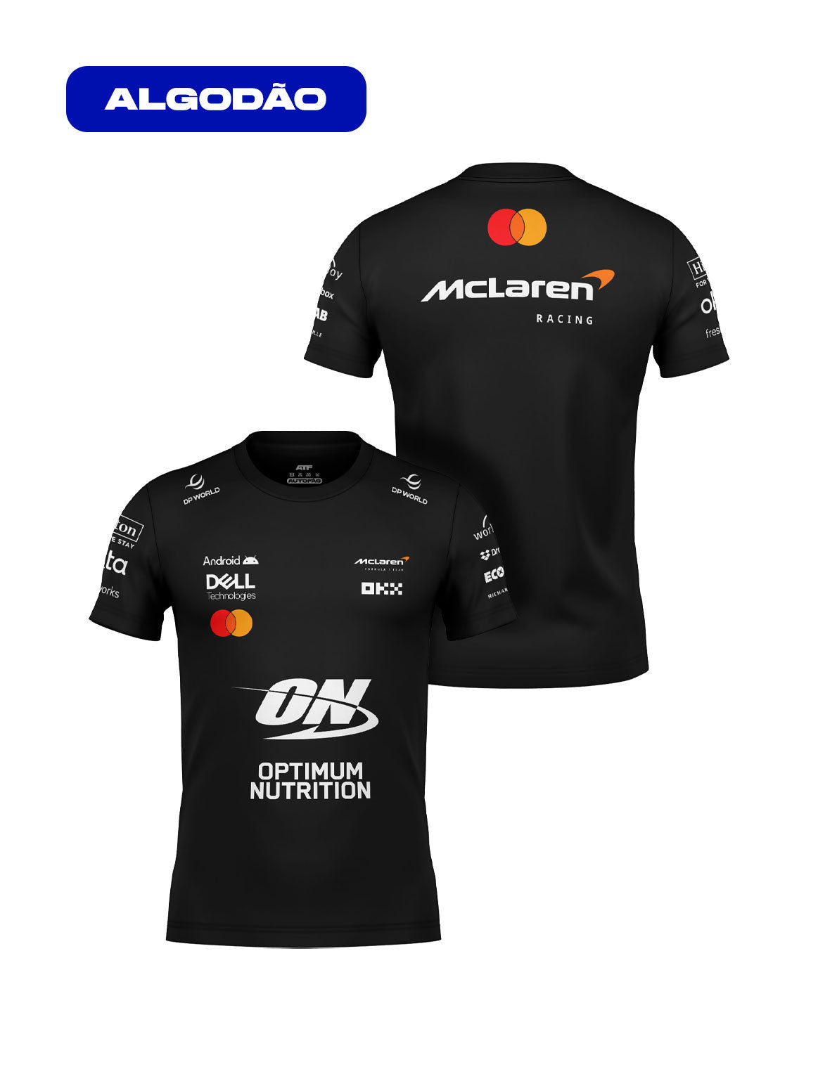 Camiseta Mclaren F1 2026 Equipe Algodão