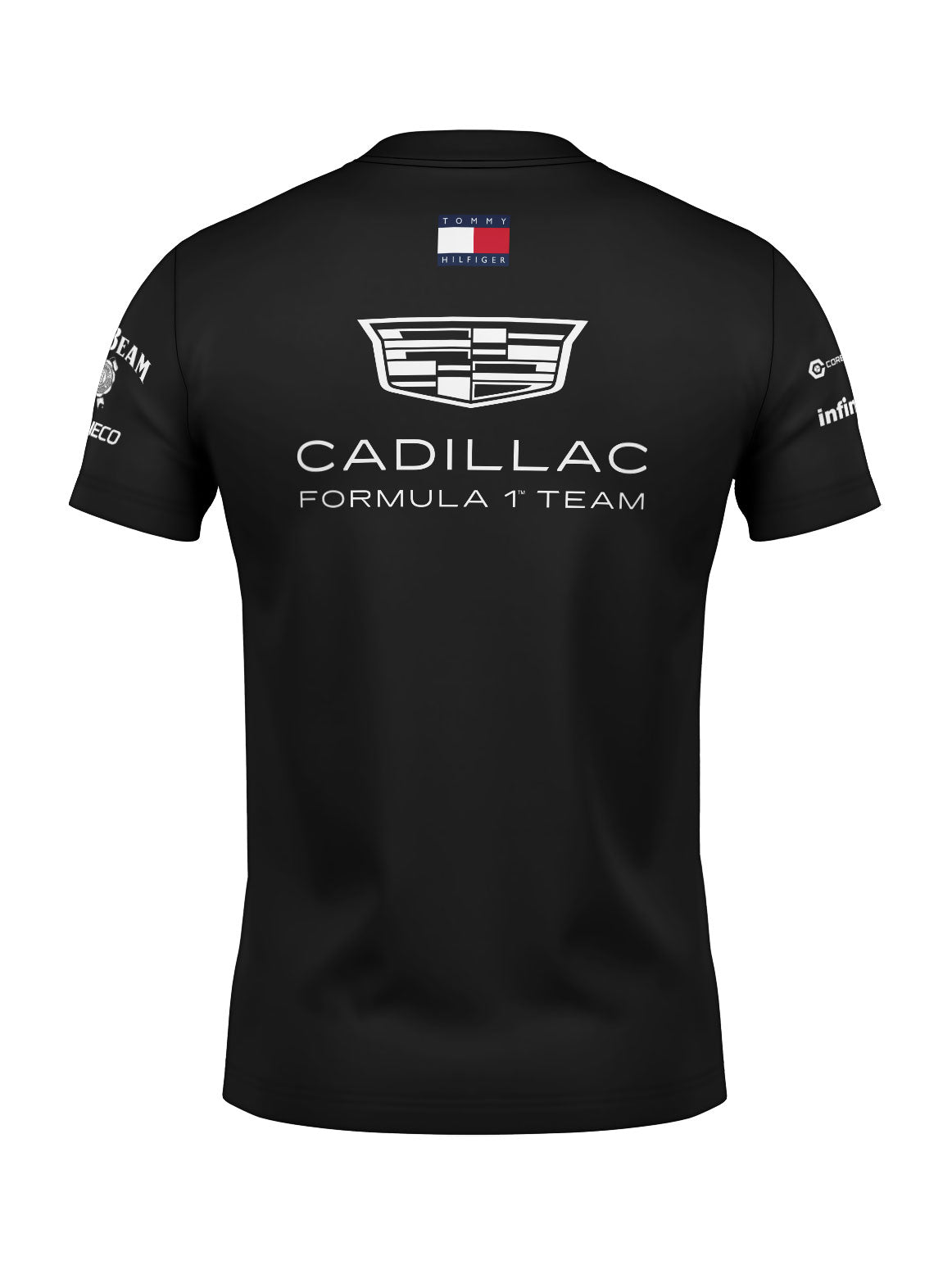 Camiseta Algodão Cadillac F1 Equipe Preta