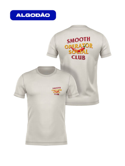 Camiseta Smoth Operator Social Club Off White Algodão