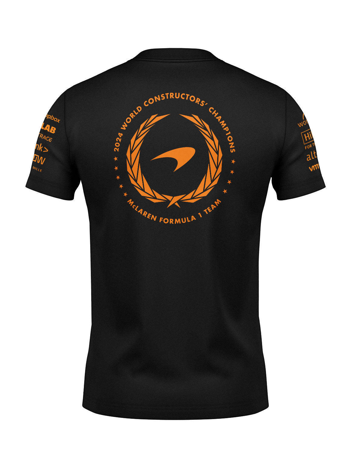 Camiseta Mclaren Edição Campeão Mundial 2024 100% Algodão