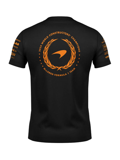 Camiseta Mclaren Edição Campeão Mundial 2024 100% Algodão