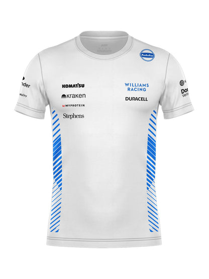 Camiseta Algodão Williams Equipe Branco 2025