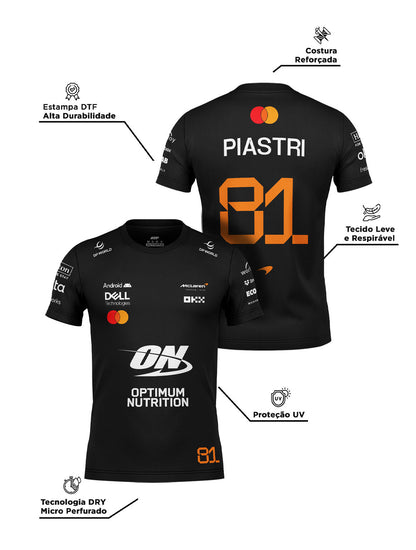 Camiseta Dryfit Oscar Piastri Mclaren F1 2026