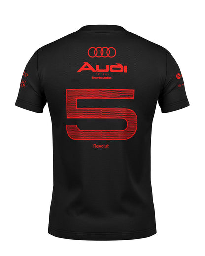 Camiseta Dryfit Bortoleto Audi Edição Red & Black