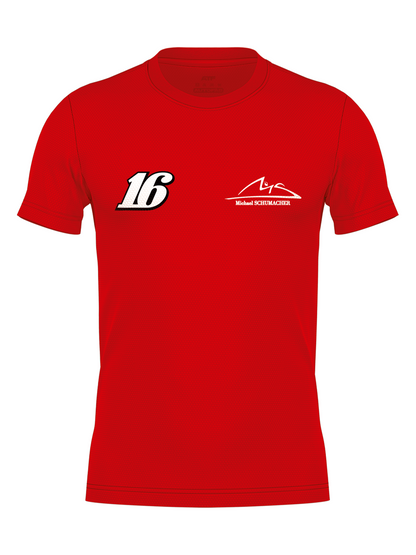 Camiseta Dryfit Charles Leclerc Edição Monza 2026 Vermelha