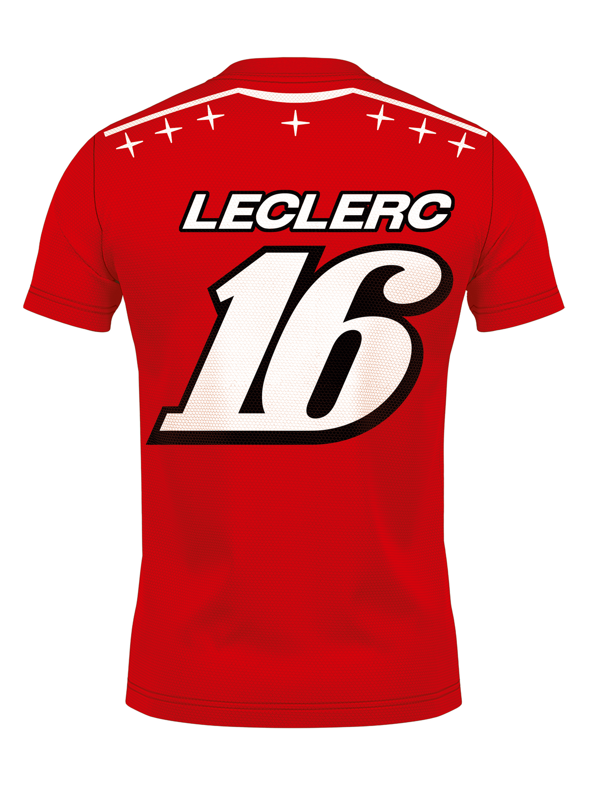 Camiseta Dryfit Charles Leclerc Edição Monza 2026 Vermelha