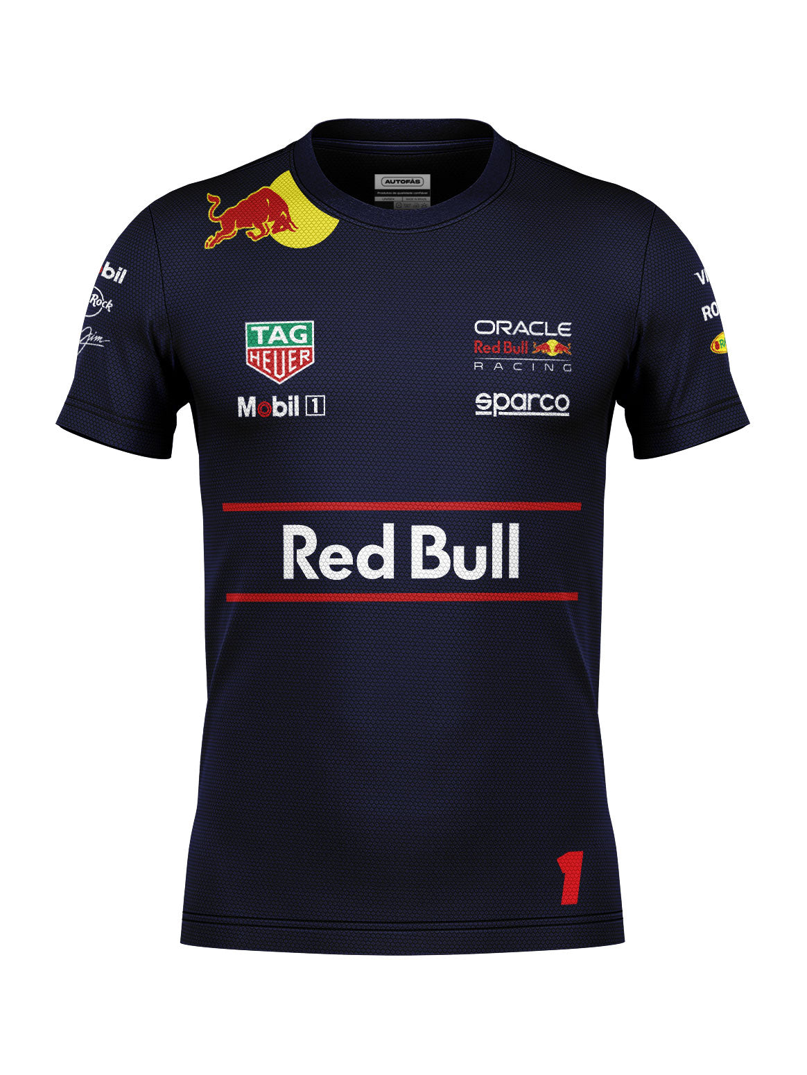 Camiseta Dryfit Red Bull Max Verstappen Azul Marinho 2025