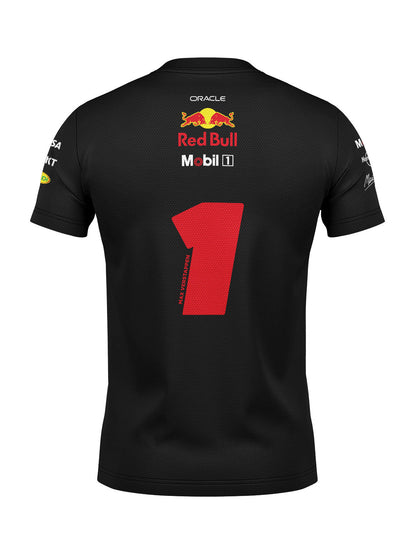 Camiseta Dryfit Red Bull Max Verstappen Preto 2025