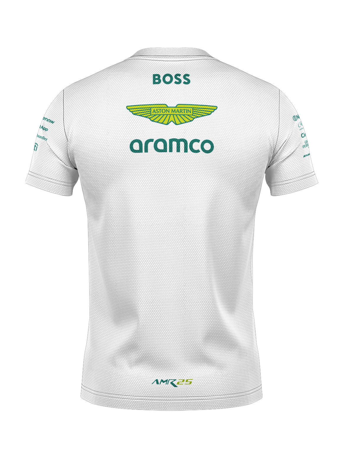 Camiseta Dryfit Aston Martin Equipe Branco 2025