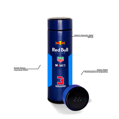 Garrafa Térmica Red Bull Max Verstappen Azul