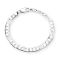 925 Silver Italy Bracelet with 4mm Zirconia