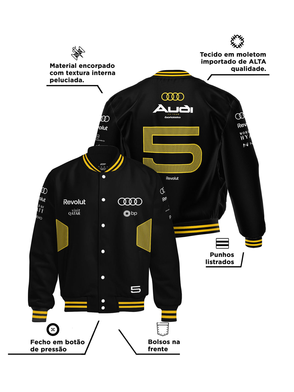 Jaqueta Gabriel Bortoleto Audi Mônaco Edition 2026