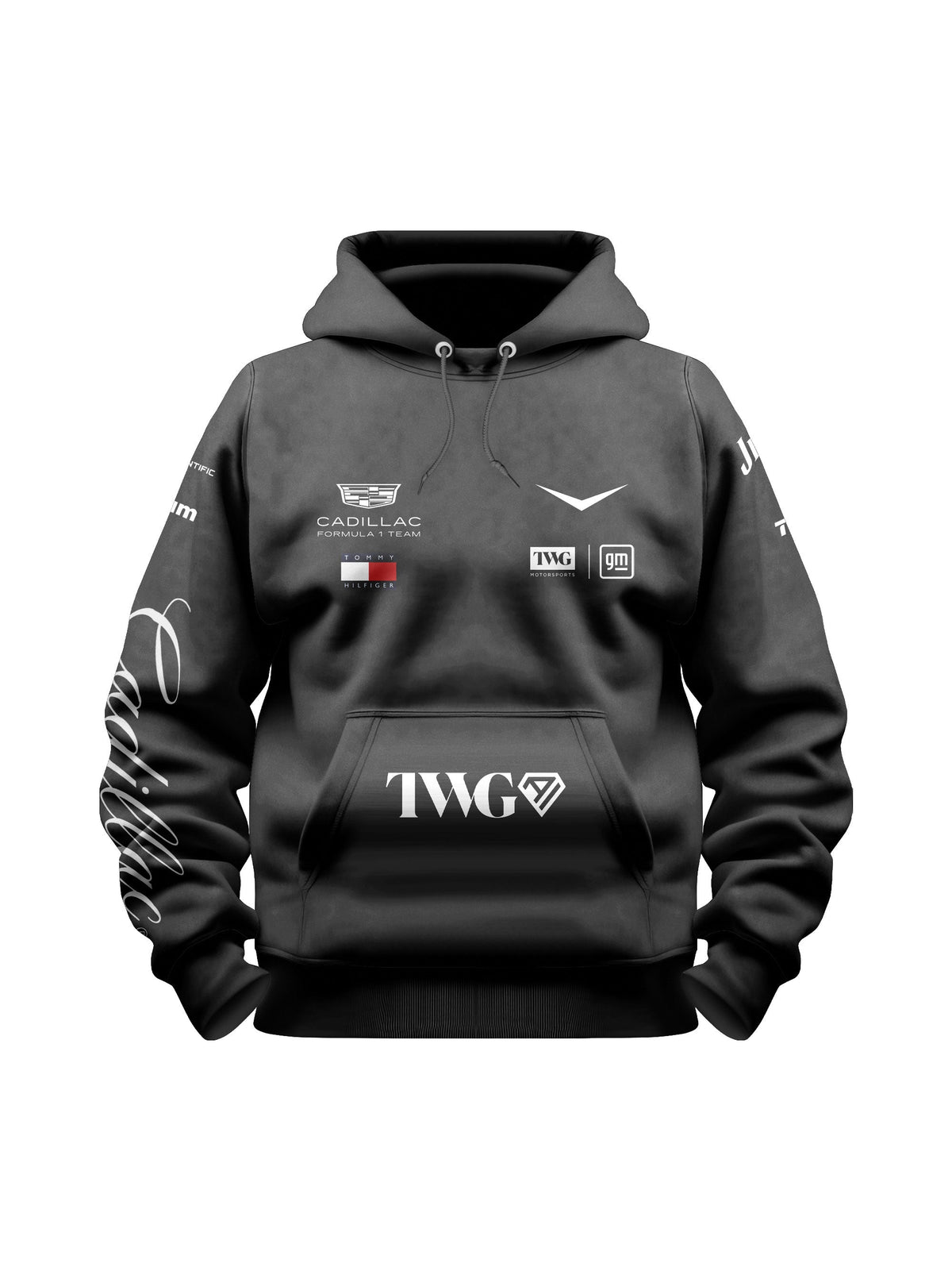 Moletom Canguru Cadillac F1 Equipe Preto