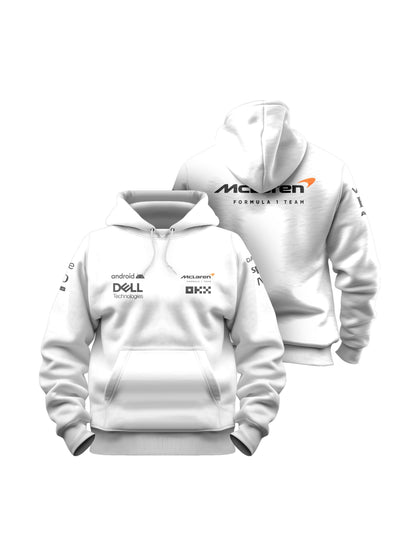 Moletom Canguru McLaren Branco 2024