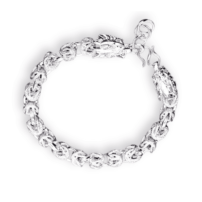 925 Silver Norway Bracelet - 20g with Zircon