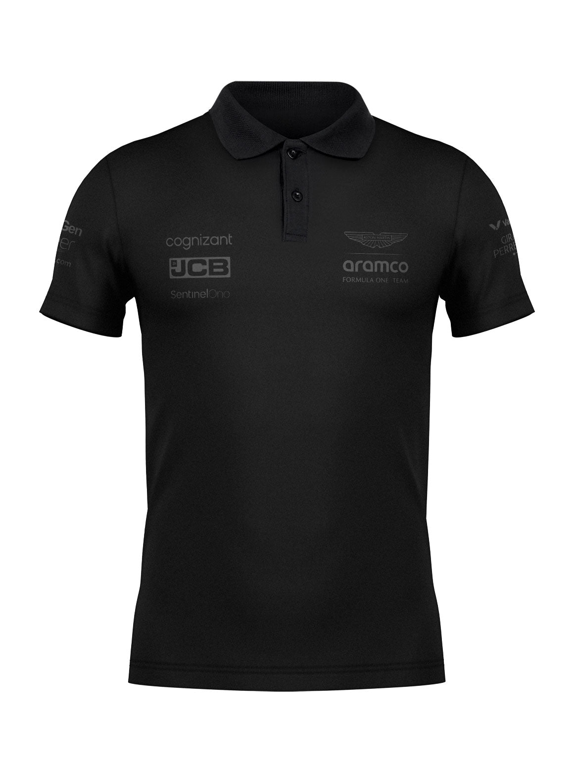 Camisa Polo Aston Martin 2024 All Black