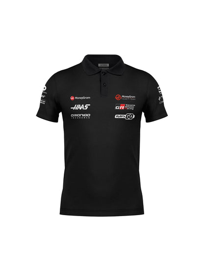 Camiseta Polo Haas Haas Preto 2025