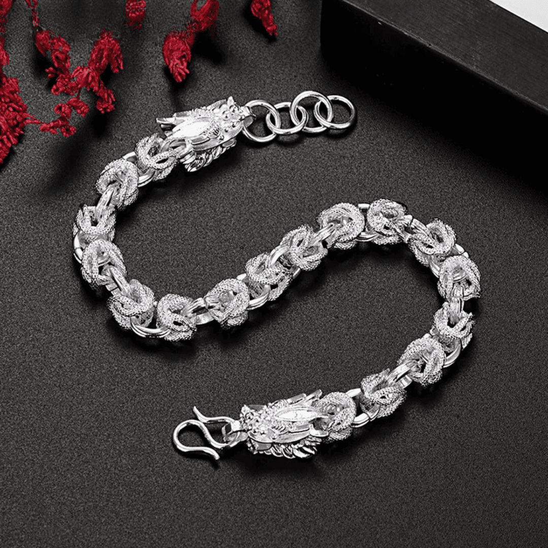 925 Silver Norway Bracelet - 20g with Zircon