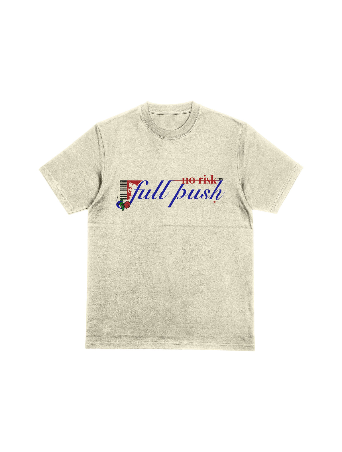 Camiseta Oversized No Risk Full Push Verstappen Off White