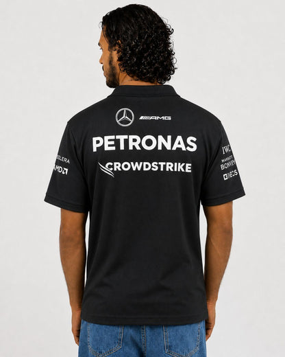 Camisa Polo Mercedes 2024 Preta