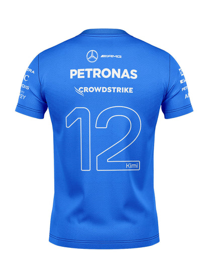 Camiseta Dryfit Kimi Antonelli Mercedes Blue Edition