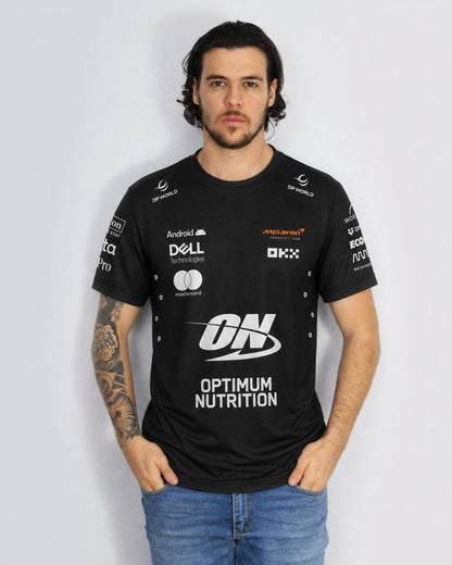 Camiseta Dryfit Mclaren Equipe Preto 2025