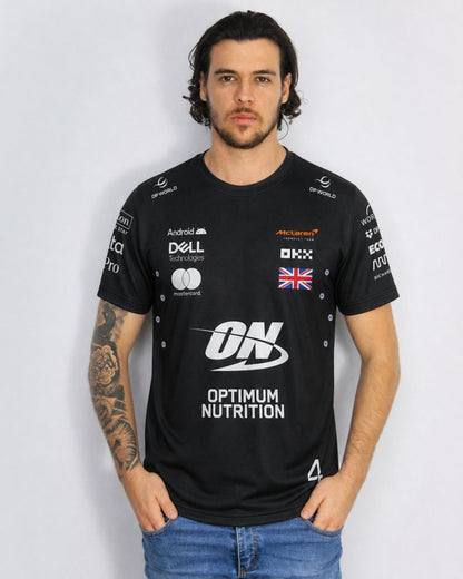 Camiseta Dryfit Mclaren Lando Norris Preto 2025