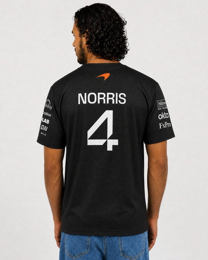 Camiseta Dryfit Mclaren Lando Norris Preto 2025