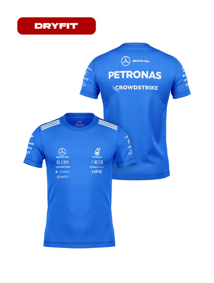 Camiseta Dryfit Mercedes Blue Edition