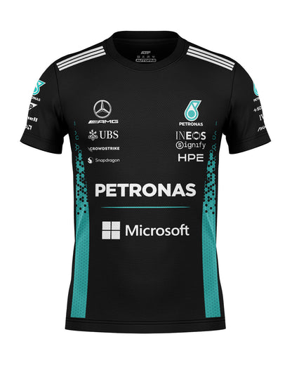 Camiseta Dryfit Mercedes F1 2026 Preta