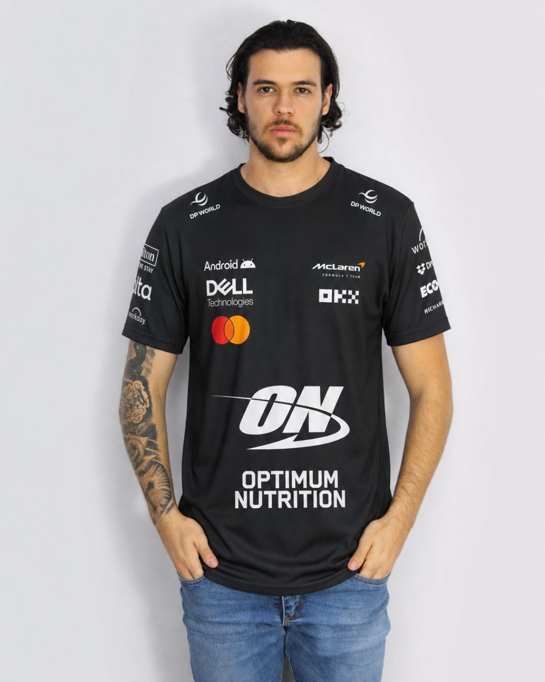 Camiseta Mclaren F1 2026 Equipe Algodão