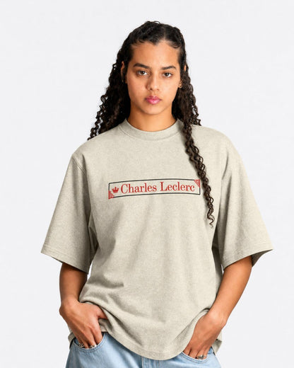 Camiseta Oversized Charles Leclerc Card Edition