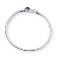 925 Silver Denmark Cobra Bracelet with 3mm Zircon