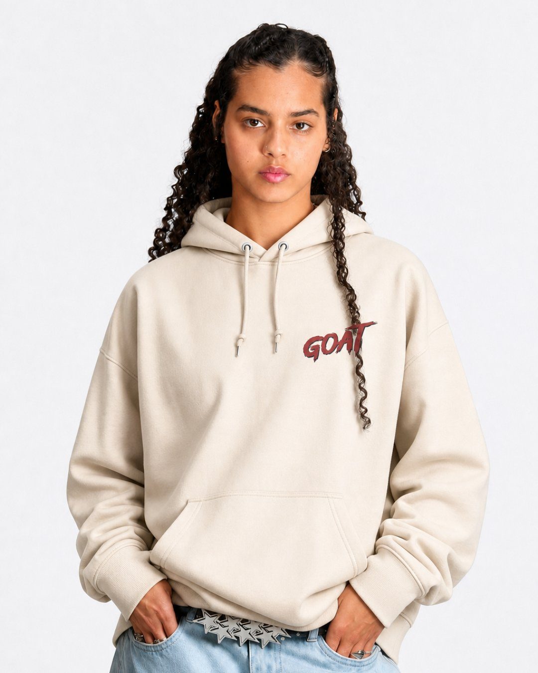 Moletom Canguru Sir Lewis Hamilton Goat Off White