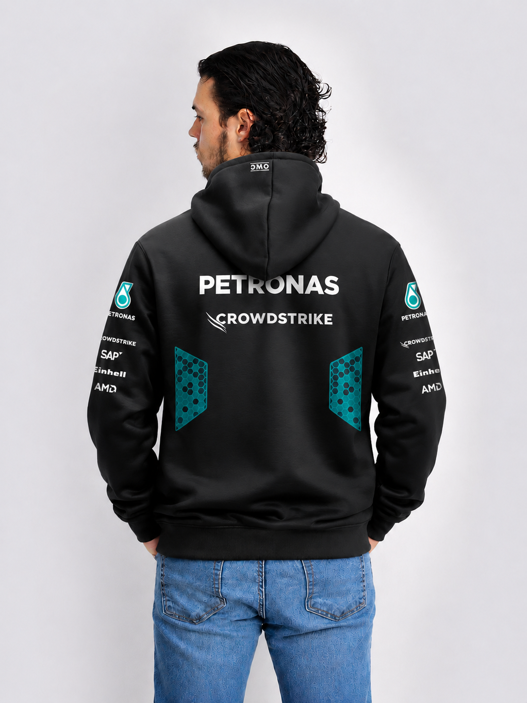 Moletom Canguru Mercedes AMG 2026 Preto
