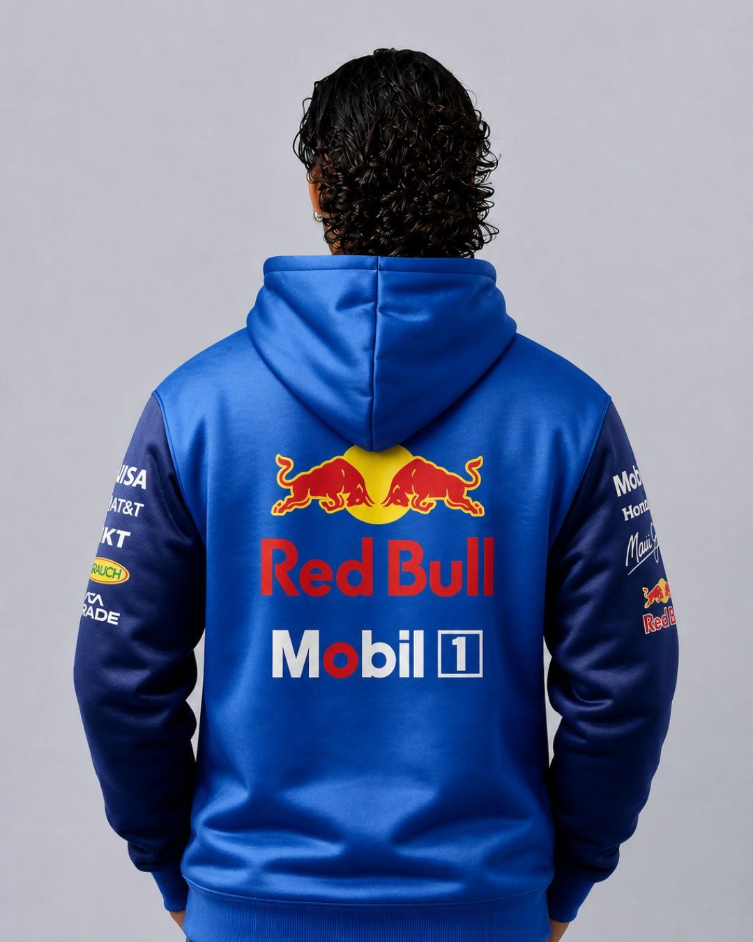 Moletom Canguru Red Bull Racing 2026 Azul